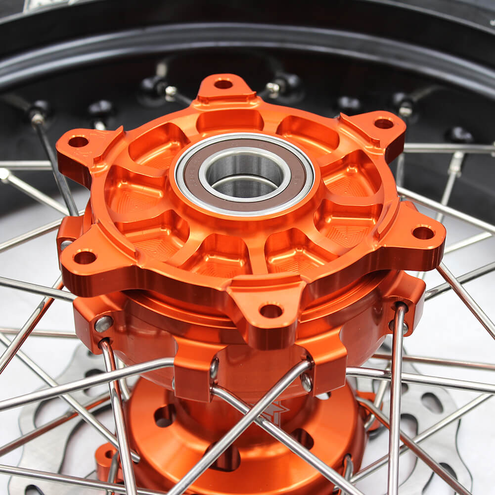 KKE 3.5*17inch & 4.25*17inch CUSH Drive Supermoto Rims Tires For KTM SX SX-F XC XC-F EXC EXC-F XCW 2003-2024 - Howling Moto