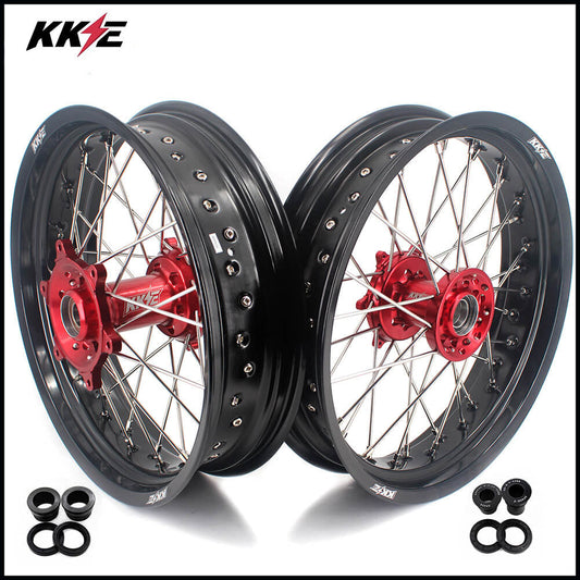 KKE 3.5 & 4.25*17inch Supermoto Wheels Rims for GAS GAS Enduro Bikes 2018-2020 - Howling Moto