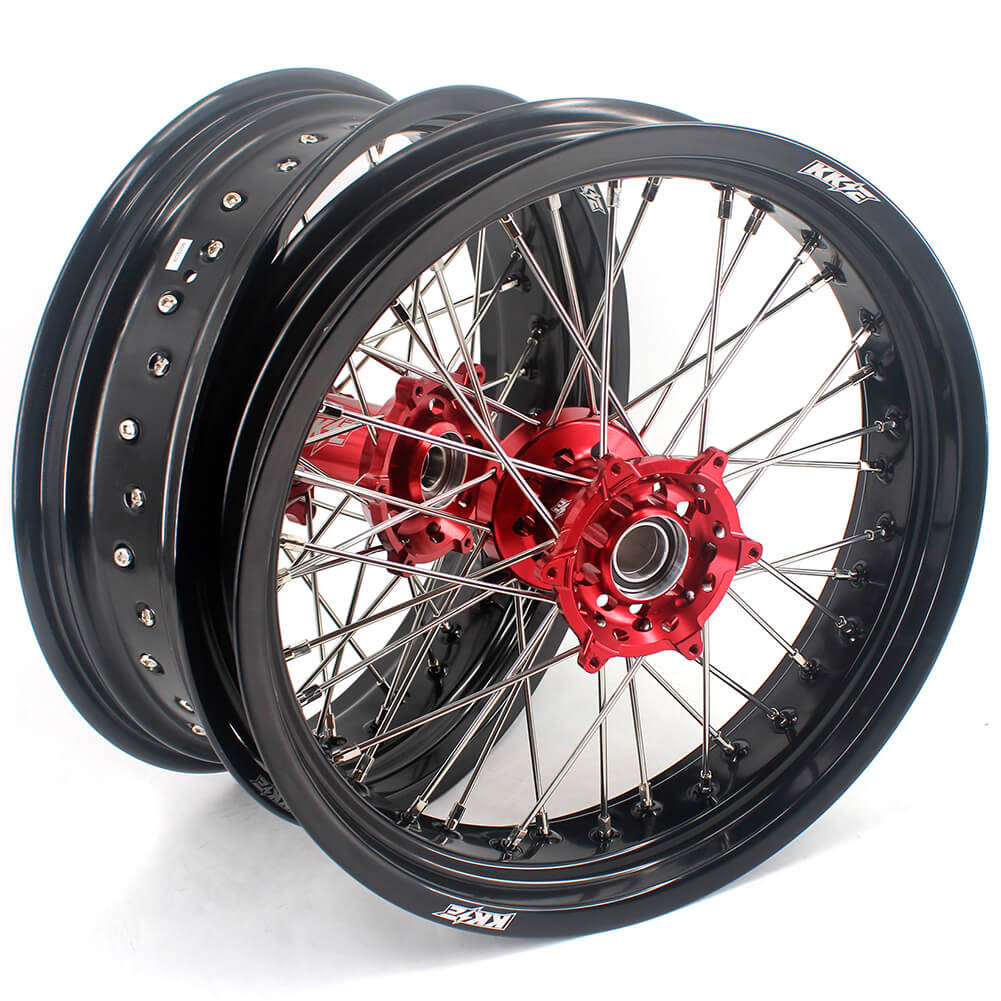 KKE 3.5 & 4.25*17inch Supermoto Wheels Rims for GAS GAS Enduro Bikes 2018-2020 - Howling Moto