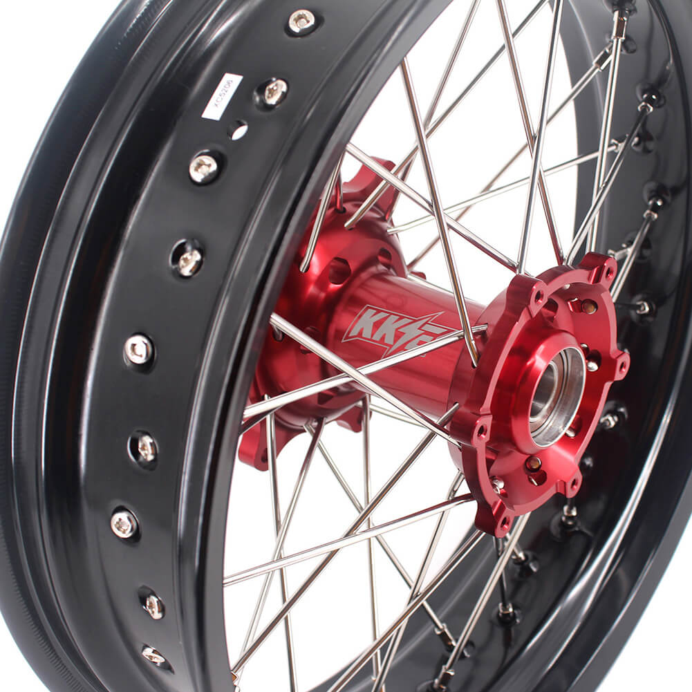 KKE 3.5 & 4.25*17inch Supermoto Wheels Rims for GAS GAS Enduro Bikes 2018-2020 - Howling Moto