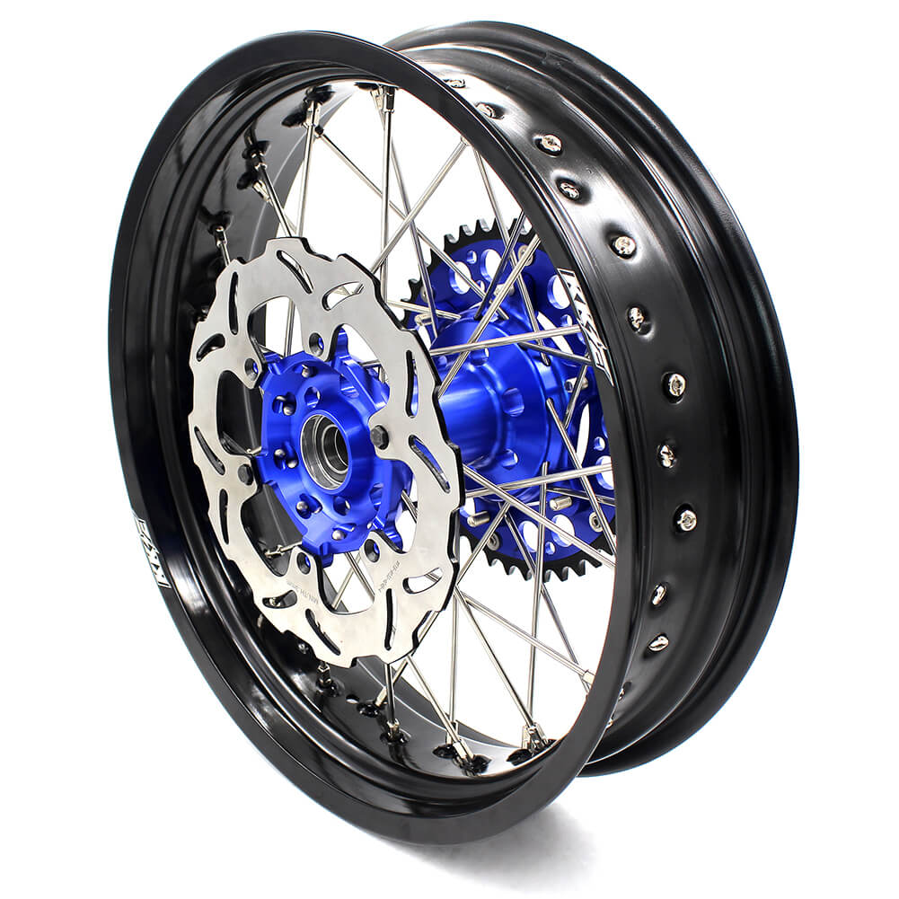 KKE 3.5 & 4.25 Wheels for Yamaha WR250F 2001 WR450F 2003-2018 Blue - Howling Moto