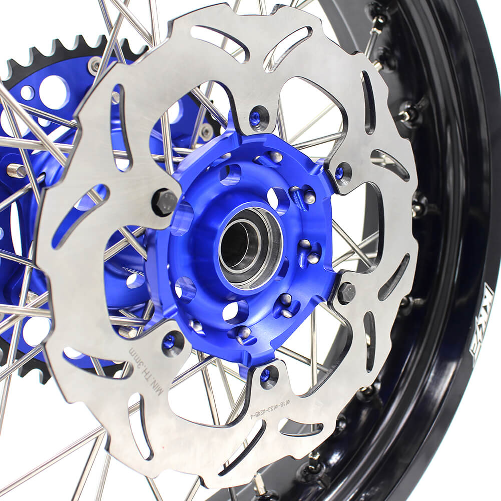 KKE 3.5 & 4.25 Wheels for Yamaha WR250F 2001 WR450F 2003-2018 Blue - Howling Moto