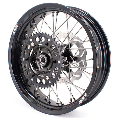 KKE 3.5 & 5.0 17 Inch Wheels for Yamaha WR250F 2001 WR450F 2003-2018 Black - Howling Moto