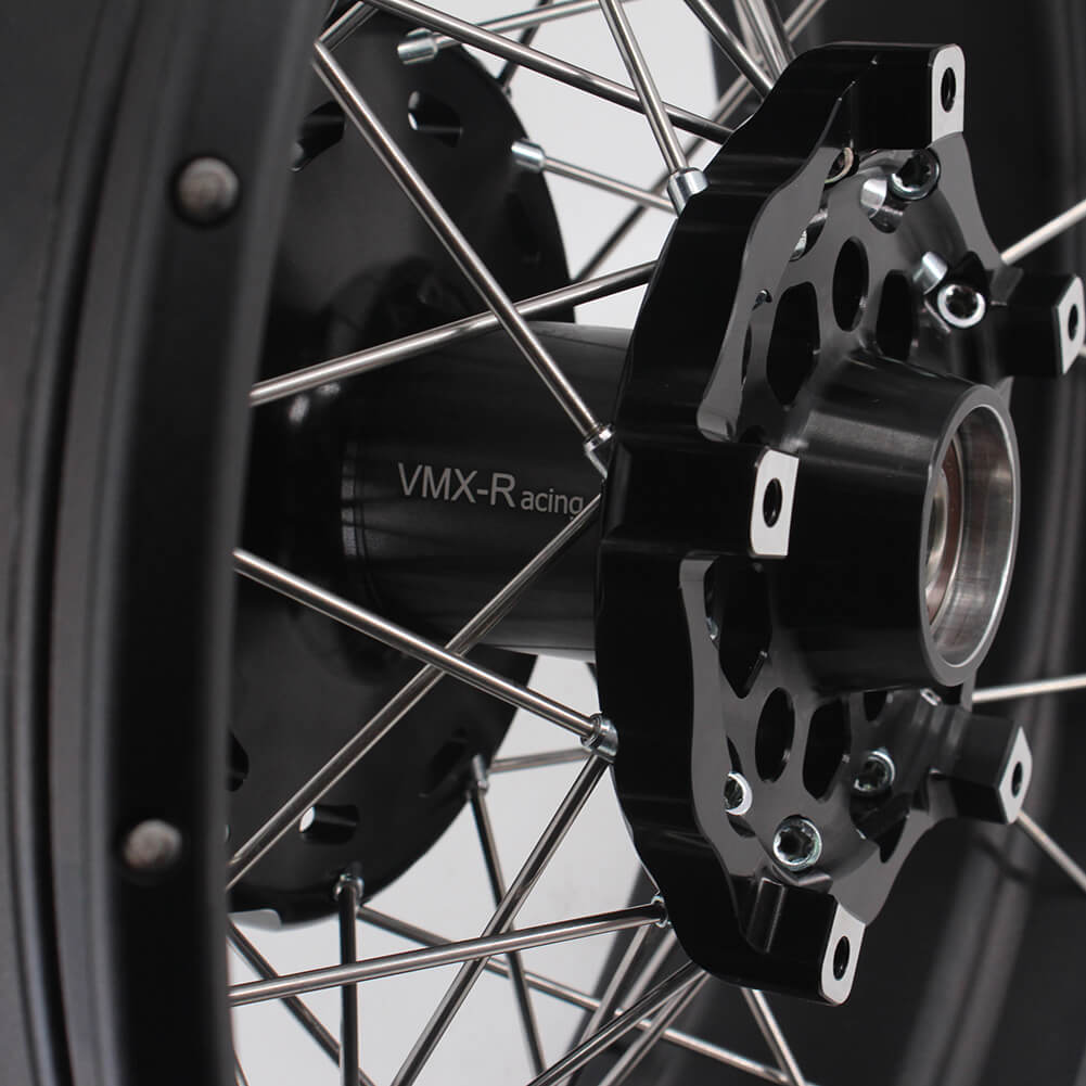 VMX 19 Inch / 17 Inch Tubeless Wheels Fit For BMW F700GS 2012-2018 Black Hubs - Howling Moto