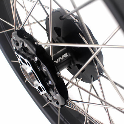 VMX 2.5*19 & 4.25*17 Tubeless Wheels Set Fit For Honda CB500X 2019-2021 Black Hub & Rim - Howling Moto