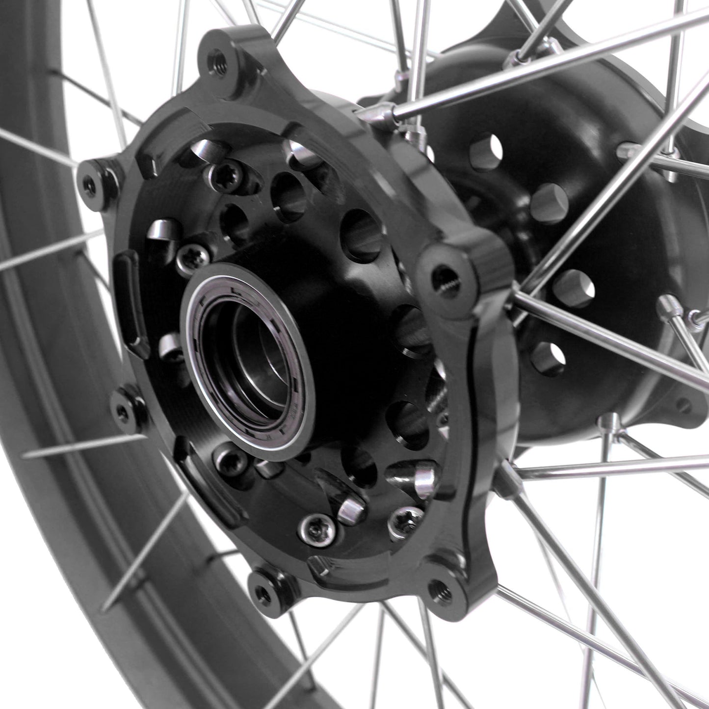 VMX 21" 18" Inch Alloy Tubeless Wheel Rims For KTM790 Adventure R 2019-2022 Black&Black - Howling Moto