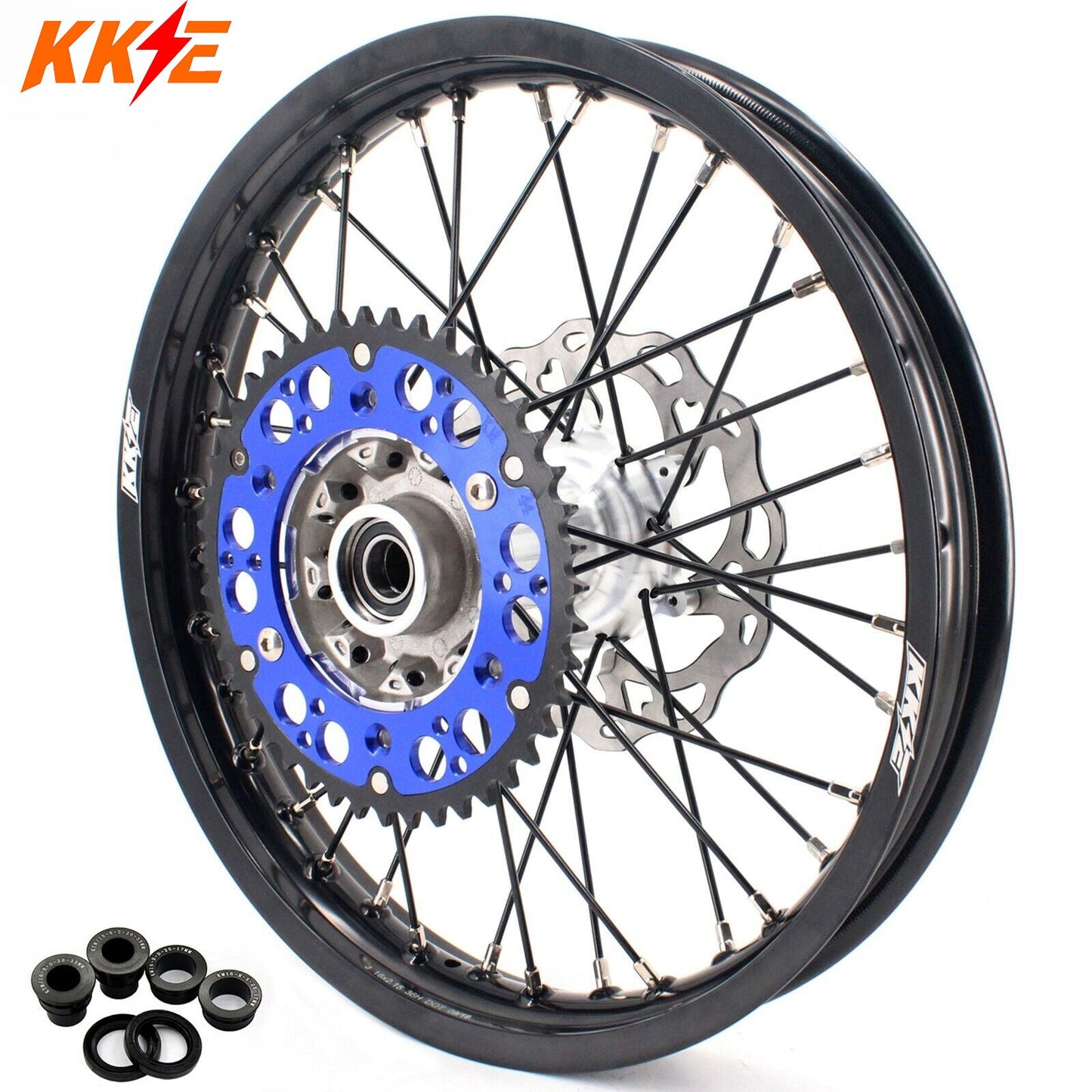 KKE 18×2.15 New Generation Cast Rear Wheel Rim For KTM SX SX-F XCW EXC EXC-F EXC-W 2003-2024 - Howling Moto