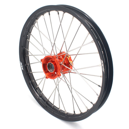 KKE 19/16 Factory Size Kids Big Wheels Rims Fit KTM SX 85 2025 Orange - Howling Moto