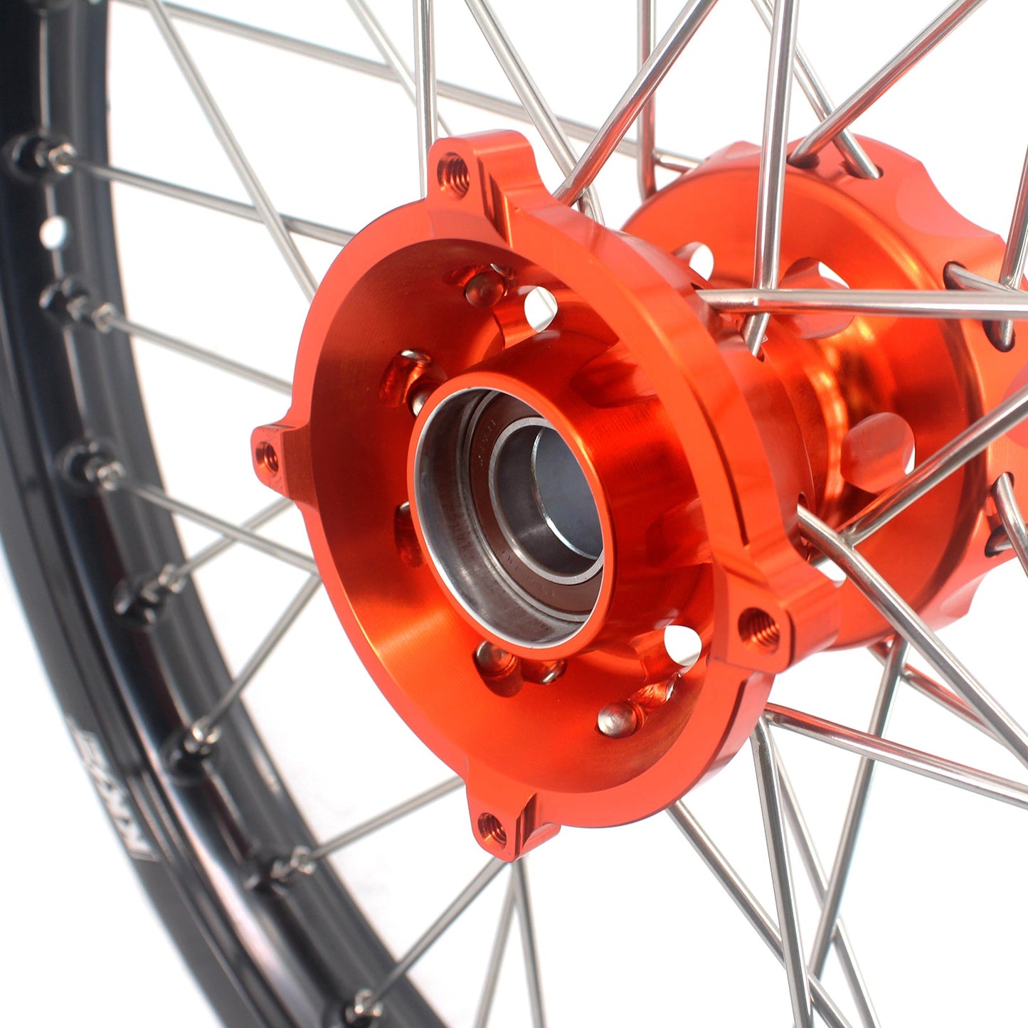 KKE 19/16 Factory Size Kids Big Wheels Rims Fit KTM SX 85 2025 Orange - Howling Moto