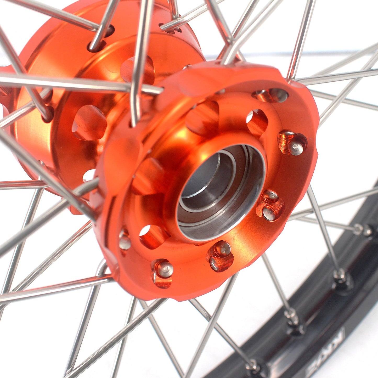 KKE 19/16 Factory Size Kids Big Wheels Rims Fit KTM SX 85 2025 Orange - Howling Moto
