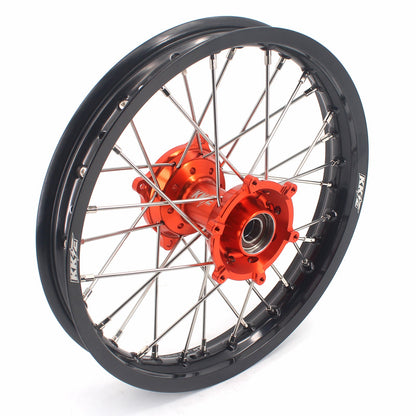 KKE 19/16 Factory Size Kids Big Wheels Rims Fit KTM SX 85 2025 Orange - Howling Moto