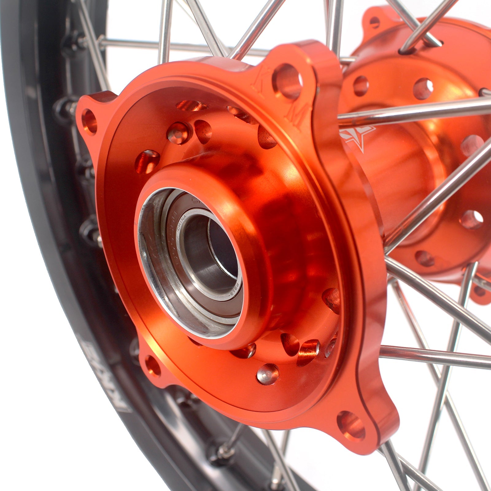 KKE 19/16 Factory Size Kids Big Wheels Rims Fit KTM SX 85 2025 Orange - Howling Moto