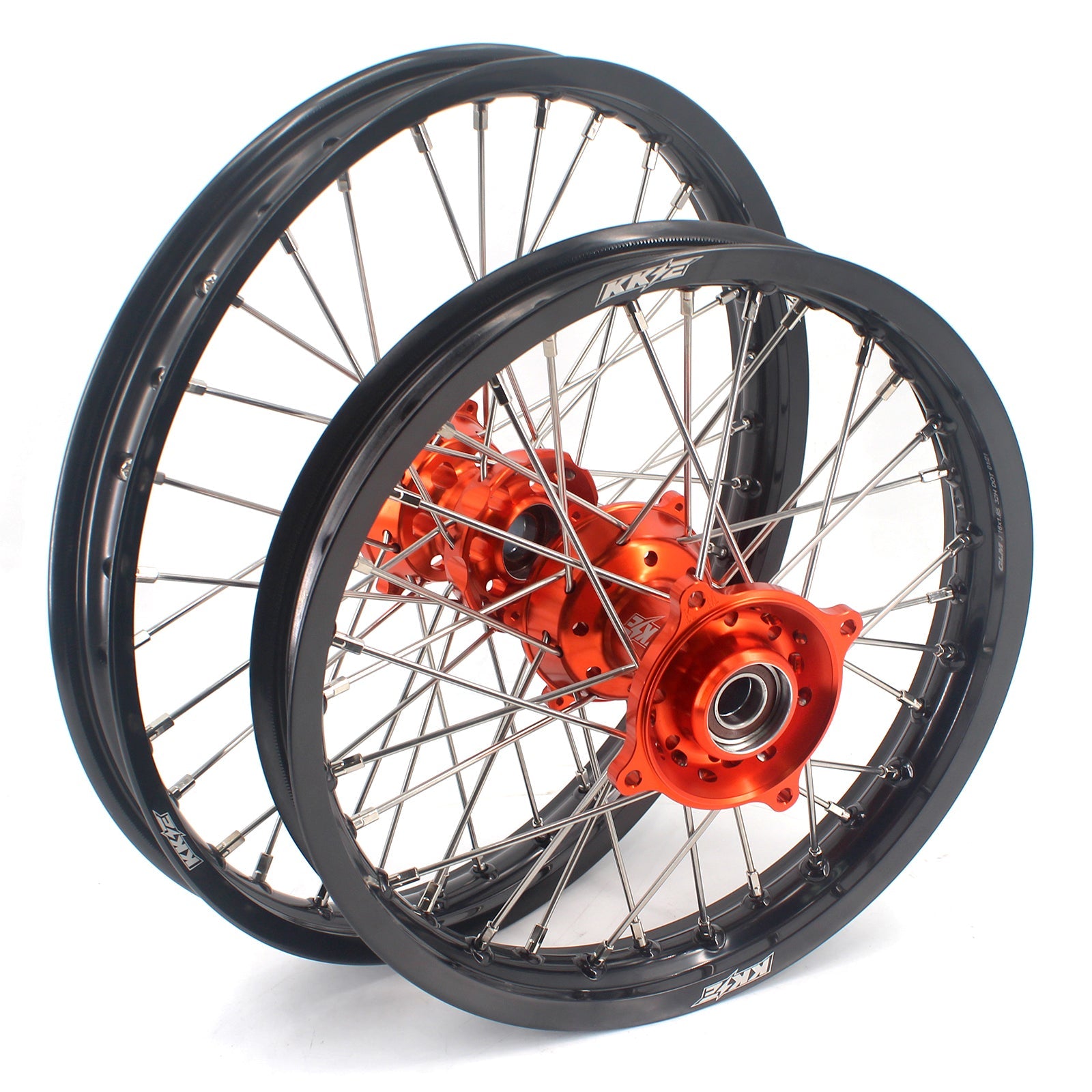KKE 17/14 Factory Size Kids Big Wheels Rims Fit KTM SX 85 2025 Orange - Howling Moto