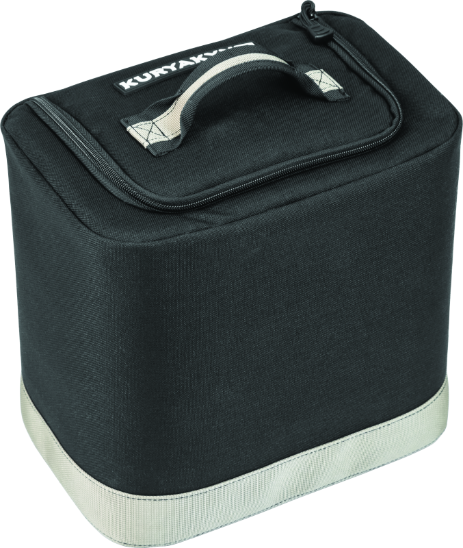 Kuryakyn Cooler for Seat Console, insulated leakproof beverage carrier for hot and cold drinks, model 5134.