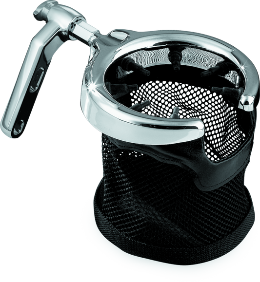 Kuryakyn, Kuryakyn Drink Holder Mesh Basket with Perch Mount for Honda VTX1800 Series