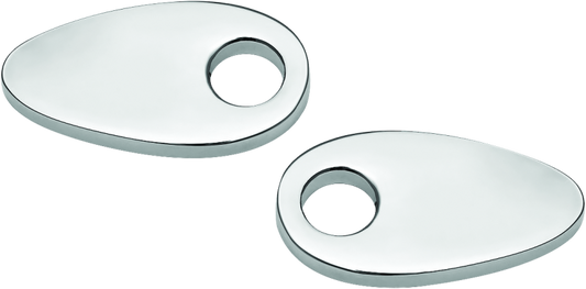 Kuryakyn, Kuryakyn Fender Strut Adapter Plates for Harley-Davidson - Chrome, Part #2577