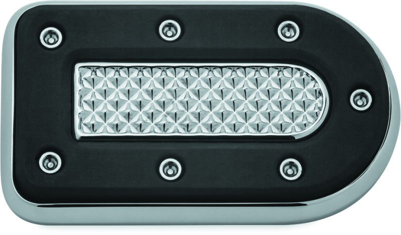 Kuryakyn Heavy Industry Brake Pedal for Harley FX models, durable metal foot pedal part 7037 on a motorcycle.