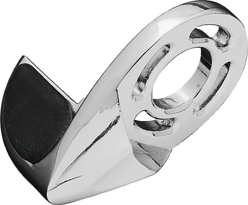 Chrome Kuryakyn ISO Throttle Boss for powersports vehicles, showing the ergonomic throttle control device.