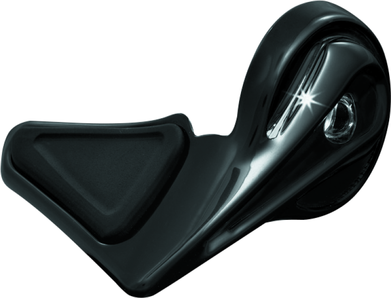 Kuryakyn Kinetic Throttle Boss for powersports vehicles in black finish, part #6355, with textured grip for throttle control.