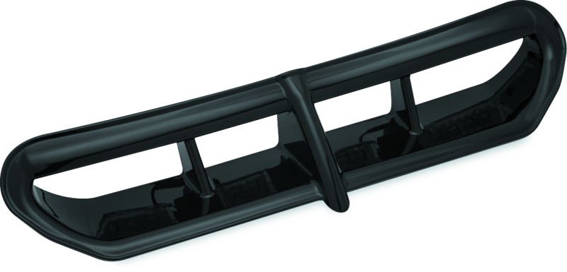Kuryakyn LED fairing vent accent in black for Harley Davidson Touring models, part 5056, showing the sleek design and lighting features.