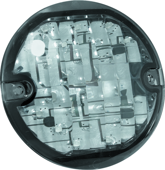 Kuryakyn LED front turn signal conversion flat style insert with amber lens for Harley Davidson motorcycle