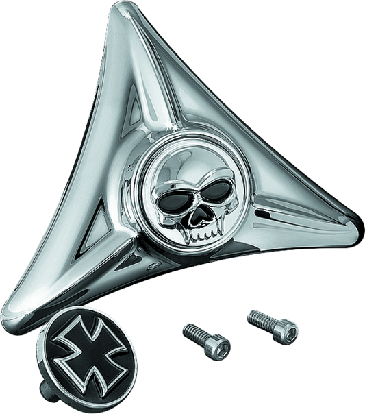 Kuryakyn, Kuryakyn License Plate Mounting Hole Covers Zombie Chrome Part #3158
