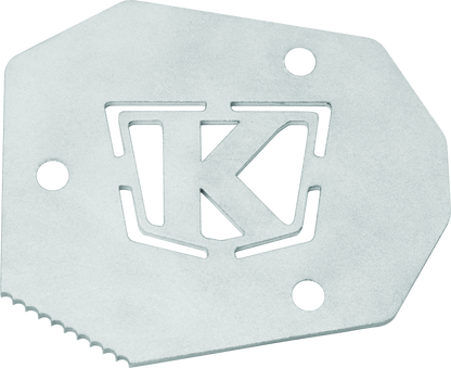 Kuryakyn Lodestar Kickstand Shoe in black for BMW F750GS, providing improved stability and traction for motorcycle stand support.