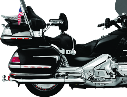 Kuryakyn, Kuryakyn Louvered Battery Box Cover for Honda GL1800 Gold Wing (2001-2005) in Chrome