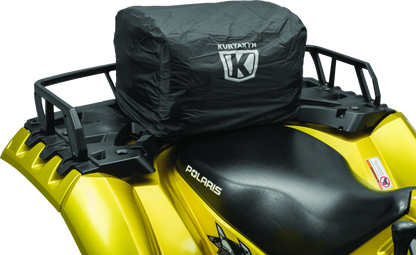 Kuryakyn Momentum Drifter Bag part #5283, versatile 42-liter luggage for powersports adventures, shown on a motorcycle.