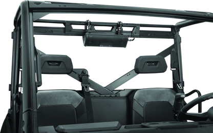 Kuryakyn Mount Kit for Wanderbar Universal on ATV, UTV, or motorcycle showing the mounting hardware and components.