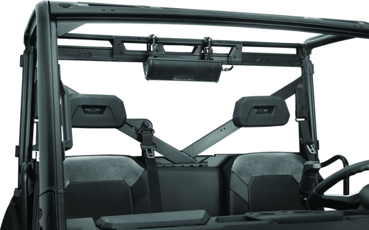 Kuryakyn Mount Kit for Wanderbar Universal on ATV, UTV, or motorcycle showing the mounting hardware and components.