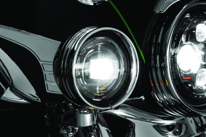 Kuryakyn, Kuryakyn Orbit 4-1/2 inch Passing Lamps with Black Finish - Part Number 2474