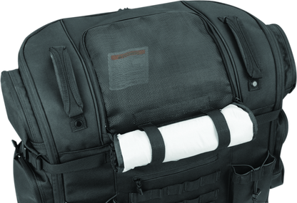 Kuryakyn Pet Palace Titan motorcycle dog and cat carrier crate with weather resistance and heat reduction features.