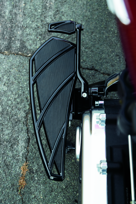 Kuryakyn Phantom Shift Peg in black for powersports vehicles, showing the textured metal shift peg with mounting hardware.