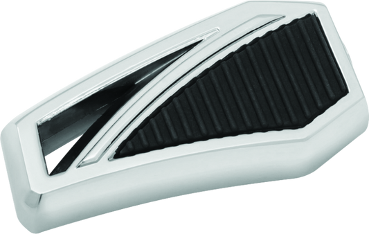 Kuryakyn Phantom Shift Peg in chrome with modern angular design and durable aluminum construction for motorcycle gear.