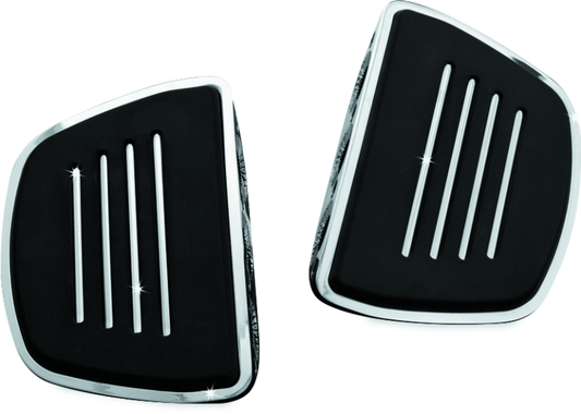 Kuryakyn Premium Mini Board in chrome without male mount adapter, designed for motorcycle footrest or passenger footpeg.