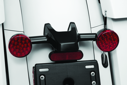 Kuryakyn Rear Atto Turn Signal Adapter in black for Indian Chieftain and Challenger motorcycle models.