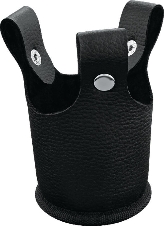Kuryakyn black replacement beverage carrier for powersports vehicles, designed for easy hydration on the go.