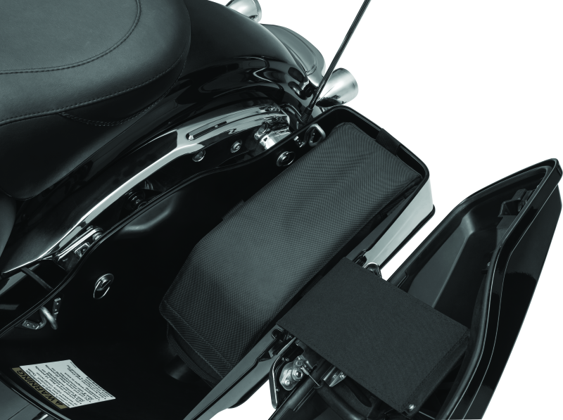 Kuryakyn Saddlebag Cooler Black designed to keep beverages cold, ideal for powersports adventures with durable construction.