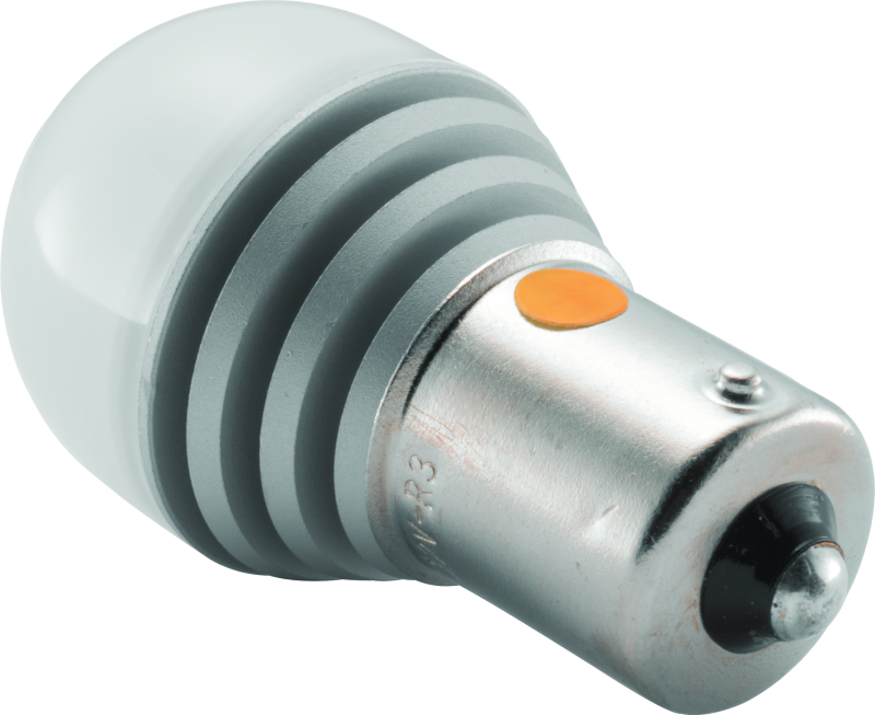 Kuryakyn Single Circuit Amber LED 1156 Bulb for turn signals and taillights, bright and long-lasting motorcycle lighting upgrade