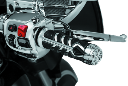 Kuryakyn, Kuryakyn Spear Grips for 2014-2017 Indian Motorcycles Chrome Part 5635