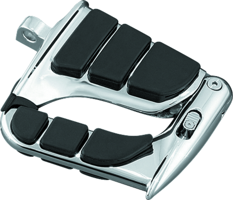 Chrome Kuryakyn Swingwing Peg with Male Mount Adapter for motorcycle foot controls, part 4466.