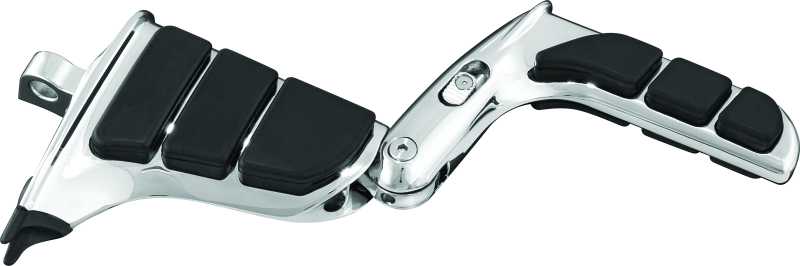Chrome Kuryakyn Swingwing Peg with Male Mount Adapter for motorcycle handlebars and footpeg installation.