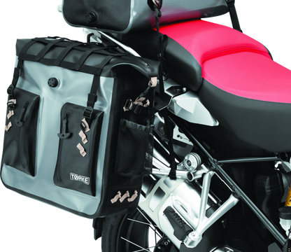 Kuryakyn Torke 24L Solo Dry Pannier waterproof motorcycle storage bag with external pockets and removable support structure