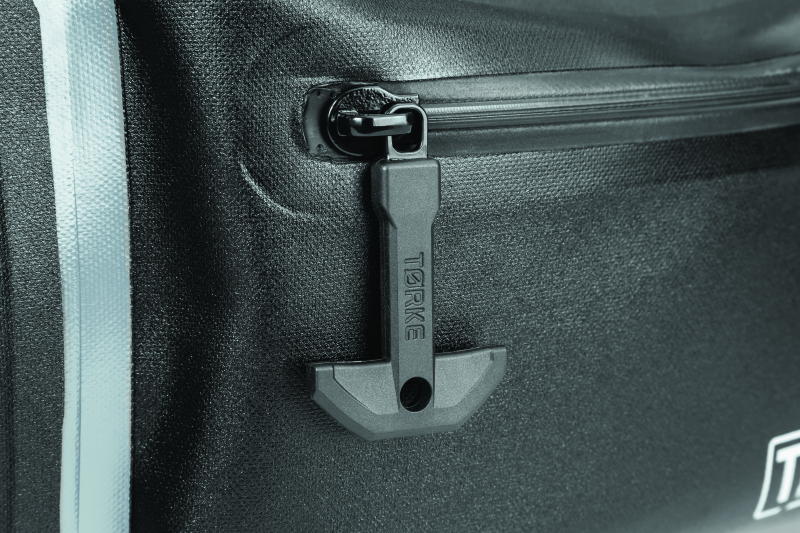 Kuryakyn Torke 24L Solo Dry Pannier waterproof motorcycle storage bag with external pockets and removable support structure.