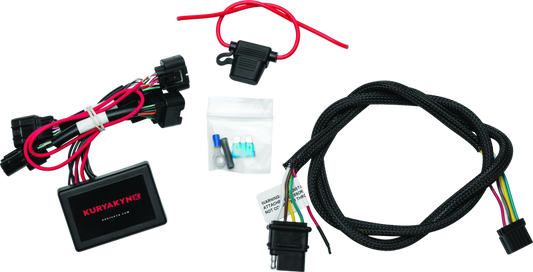 Kuryakyn 5-wire trailer wiring kit for Honda Gold Wing GL1800 2018-2022, showing the wiring connectors and components.