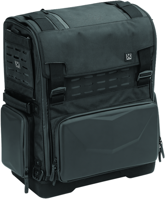 Kuryakyn Xkursion XS Odyssey motorcycle luggage bag with durable black material and adjustable straps, part #5222.