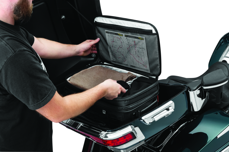 Kuryakyn Xkursion XW Porter Bag for powersports, rugged design with multiple compartments for mobile office and gear storage.
