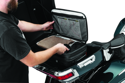 Kuryakyn Xkursion XW Porter Bag for powersports, rugged design with multiple compartments for mobile office and gear storage.
