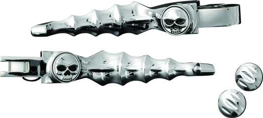Kuryakyn, Kuryakyn Zombie Levers 96-Up Cable Chrome for Harley-Davidson - Model Part 1047